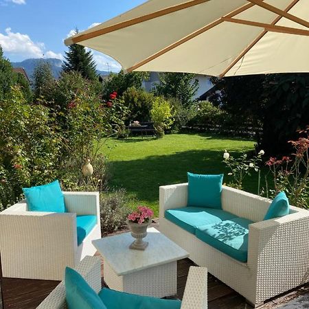 Charmantes Garten-Apartment: Erholung Im Chiemgau Unterwössen Exteriör bild