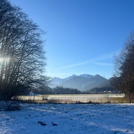 Charmantes Garten-Apartment: Erholung Im Chiemgau Unterwössen Exteriör bild