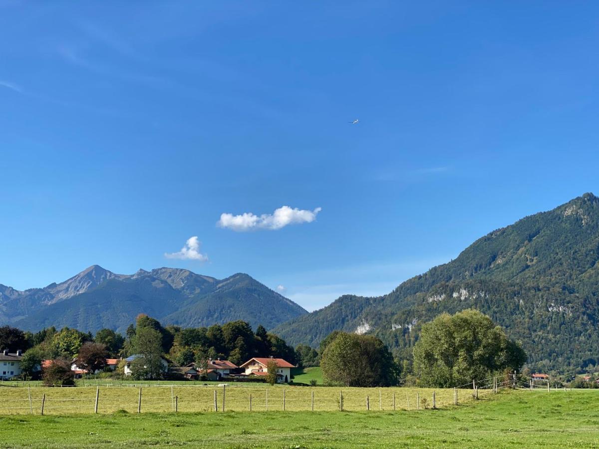 Charmantes Garten-Apartment: Erholung Im Chiemgau Unterwössen Exteriör bild