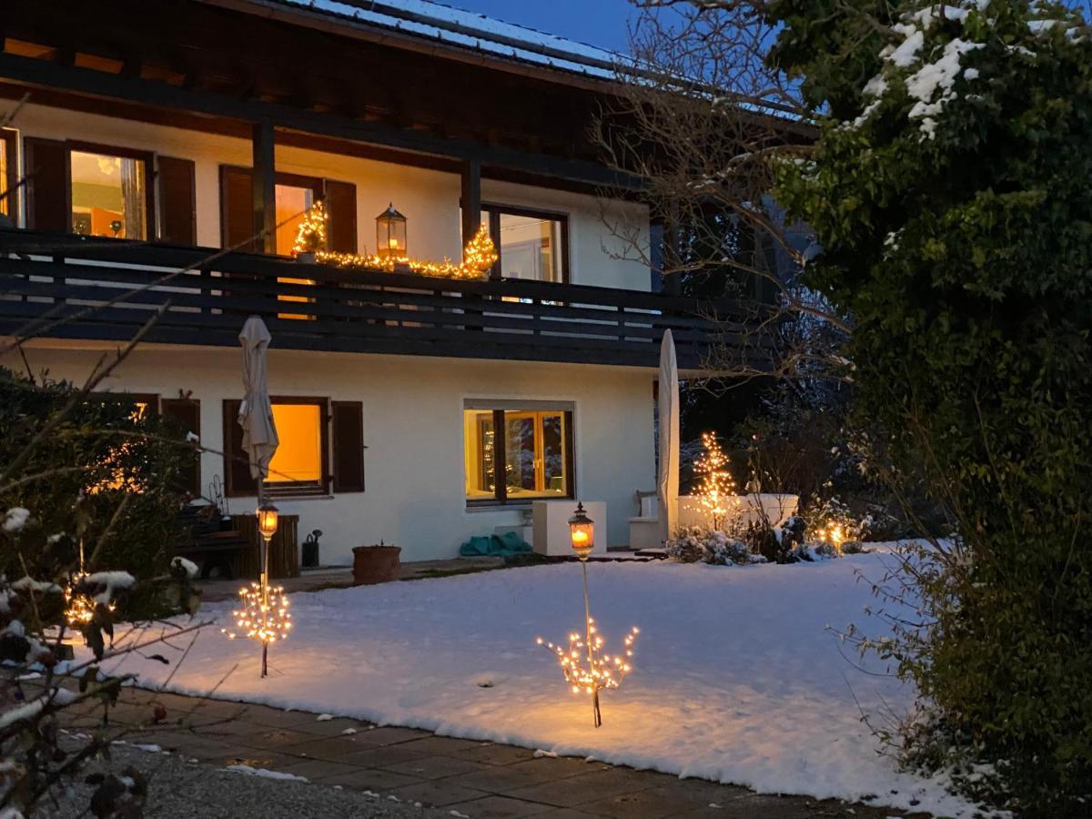 Charmantes Garten-Apartment: Erholung Im Chiemgau Unterwössen Exteriör bild